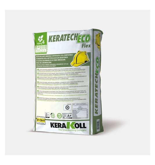 Keratech Eco Flex, 25 kg, savaime išsilyginantis mineralinis mišinys