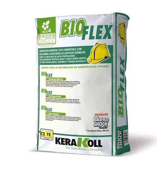 Bioflex (pilki) 25 kg mineraliniai elastingi klijai C2TE klase