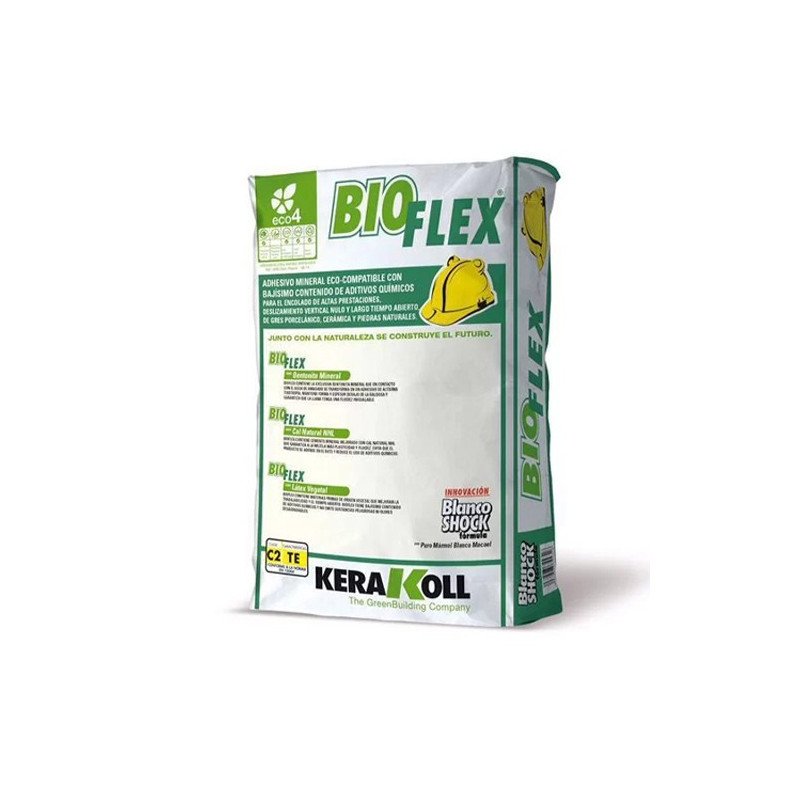 Bioflex (balti), 25 kg mineraliniai elastingi klijai C2TE klase