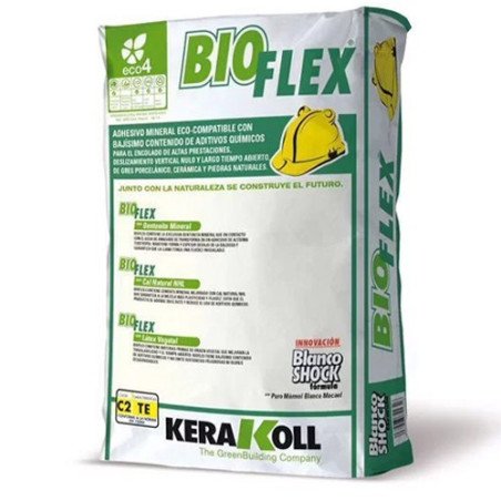 Bioflex (balti), 25 kg mineraliniai elastingi klijai C2TE klase