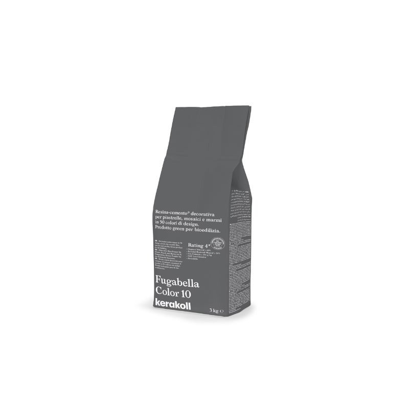 Fugabella Color 10, 3 kg cementinis glaistas plytelių siūlių tarpams Fugabella Color 10, 3 kg cementinis glaistas plytelių siūlių tarpams