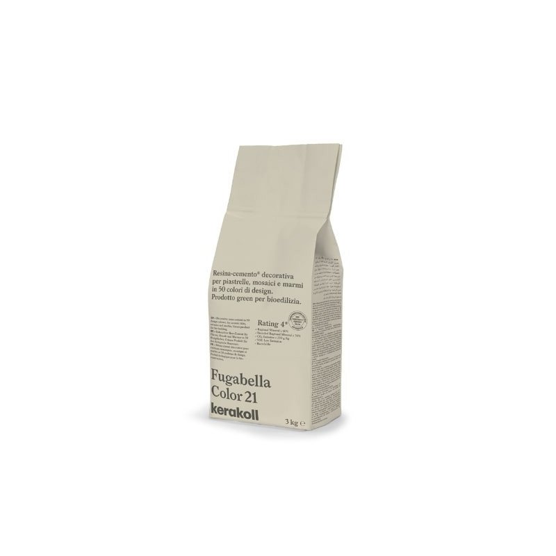 Fugabella Color 21, 3 kg cementinis glaistas plytelių siūlių tarpams Fugabella Color 21, 3 kg cementinis glaistas plytelių siūlių tarpams