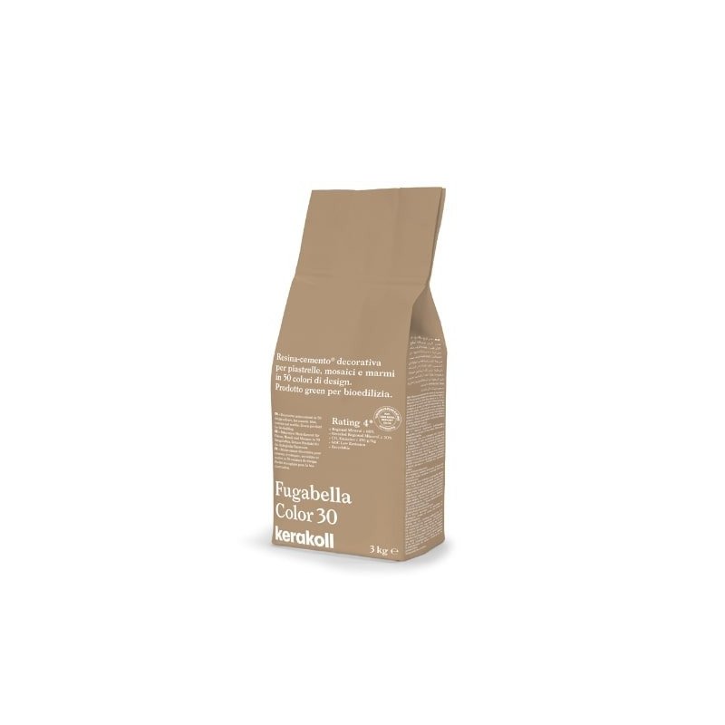 Fugabella Color 30, 3 kg cementinis glaistas plytelių siūlių tarpams Fugabella Color 30, 3 kg cementinis glaistas plytelių siūlių tarpams