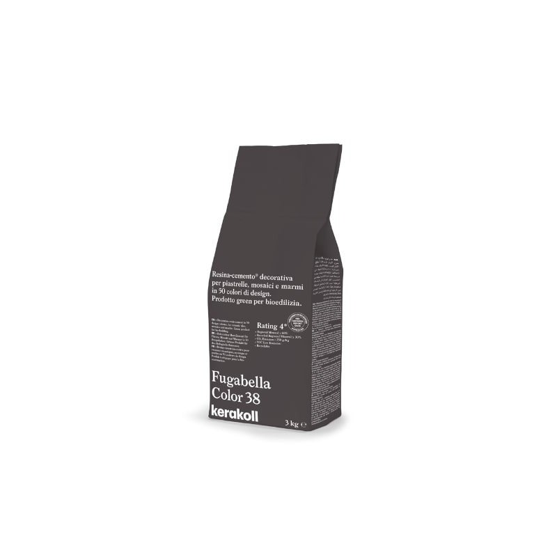 Fugabella Color 38, 3 kg cementinis glaistas plytelių siūlių tarpams Fugabella Color 38, 3 kg cementinis glaistas plytelių siūlių tarpams