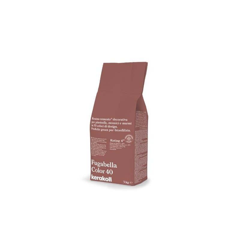 Fugabella Color 40, 3 kg cementinis glaistas plytelių siūlių tarpams Fugabella Color 40, 3 kg cementinis glaistas plytelių siūlių tarpams