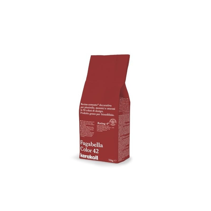 Fugabella Color 42, 3 kg cementinis glaistas plytelių siūlių tarpams Fugabella Color 42, 3 kg cementinis glaistas plytelių siūlių tarpams