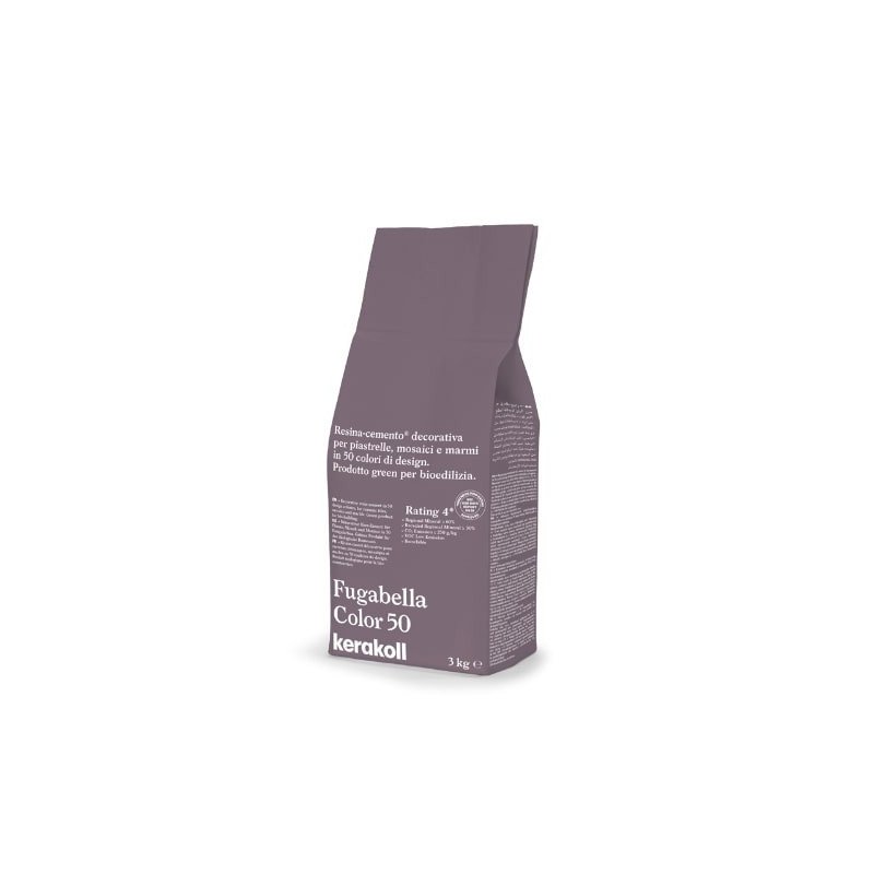 Fugabella Color 50, 3 kg cementinis glaistas plytelių siūlių tarpams Fugabella Color 50, 3 kg cementinis glaistas plytelių siūlių tarpams