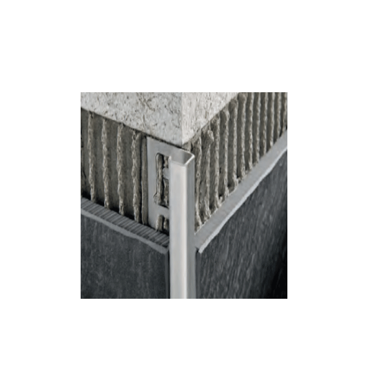 Profilis, aliuminis anoduotas, baltas, uzbaigimas, h 12,5 mm 2 vnt