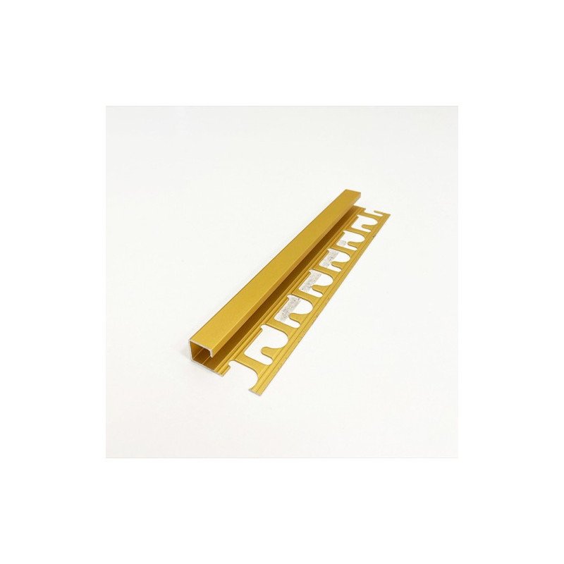 Profilis Aliuminis anoduotas, auksinis, h 12,5 mm, L 2,7 m