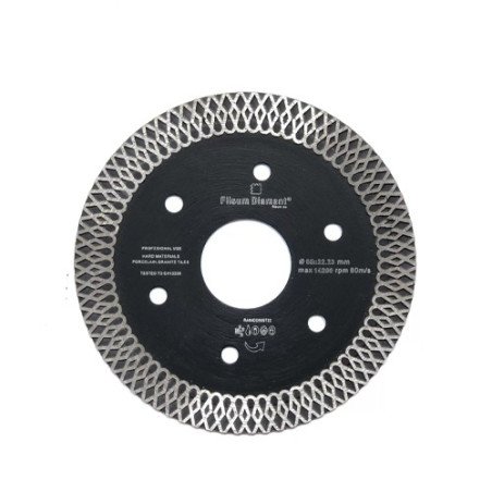 Deimantinis diskas super turbo, sausam/šlapiam pjovimui, Ø85 mm, 22.2 mm