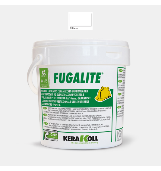 Fugalite Eco 01 white, 3 kg epoksidinis glaistas