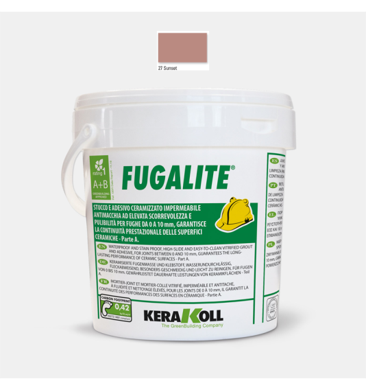 Fugalite Eco 27 sunset, 3 kg (A+B) epoksidinis glaistas