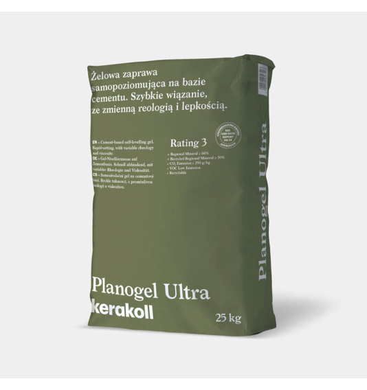 Planogel Ultra, 25 kg, (1-30 mm), savaime iššsilyginantis mineralinis mišinys