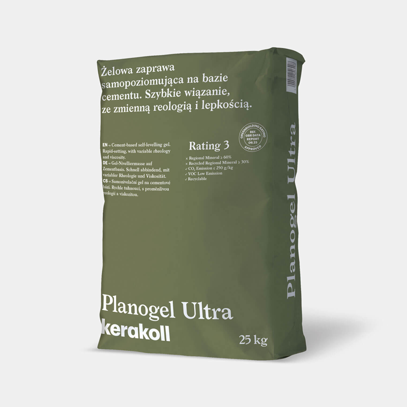 Planogel Ultra, 25 kg, (1-30 mm), savaime iššsilyginantis mineralinis mišinys