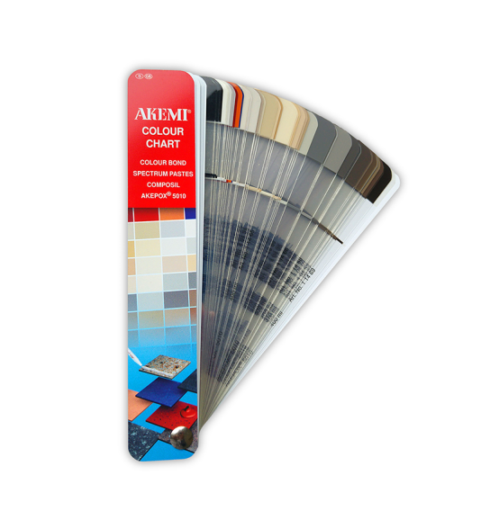 Akemi Colour Bond P+ epoksidinių klijų spalvų paletė, 1 vnt.