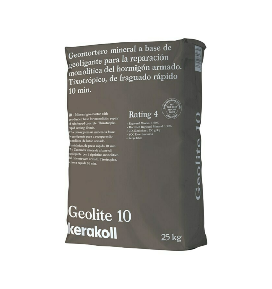 Geolite 10, 25 kg remontinis mišinys R4 klase