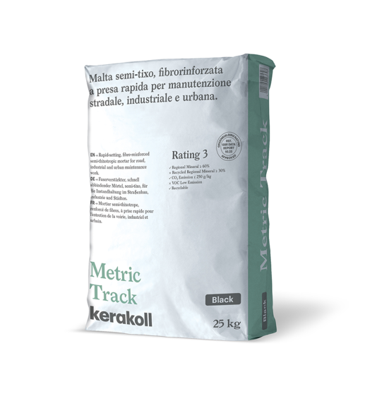 Metric Track black, 25 kg remontinis mišinys R4 klasė