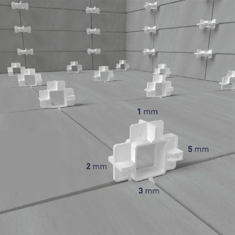 Kryžiukai plytelių tarpams, daugkartiniai, 1; 2; 3; 5 mm (40 vnt.) Kryžiukai plytelių tarpams, daugkartiniai, 1; 2; 3; 5 mm (40 vnt.)