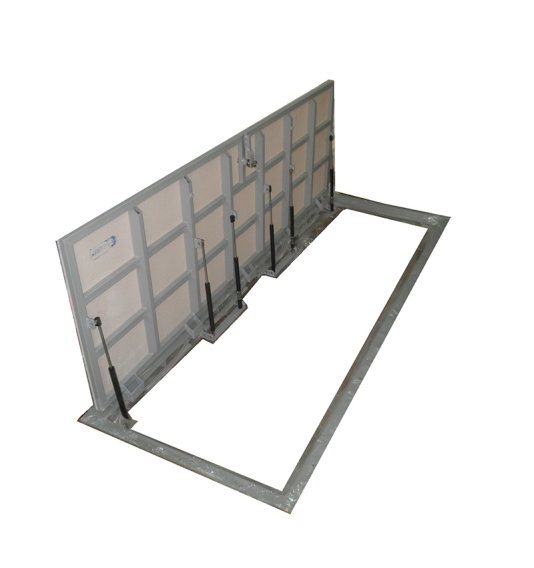 Grindų revizinės durelės plytelei POWER1, h 76 mm, 600x600 mm