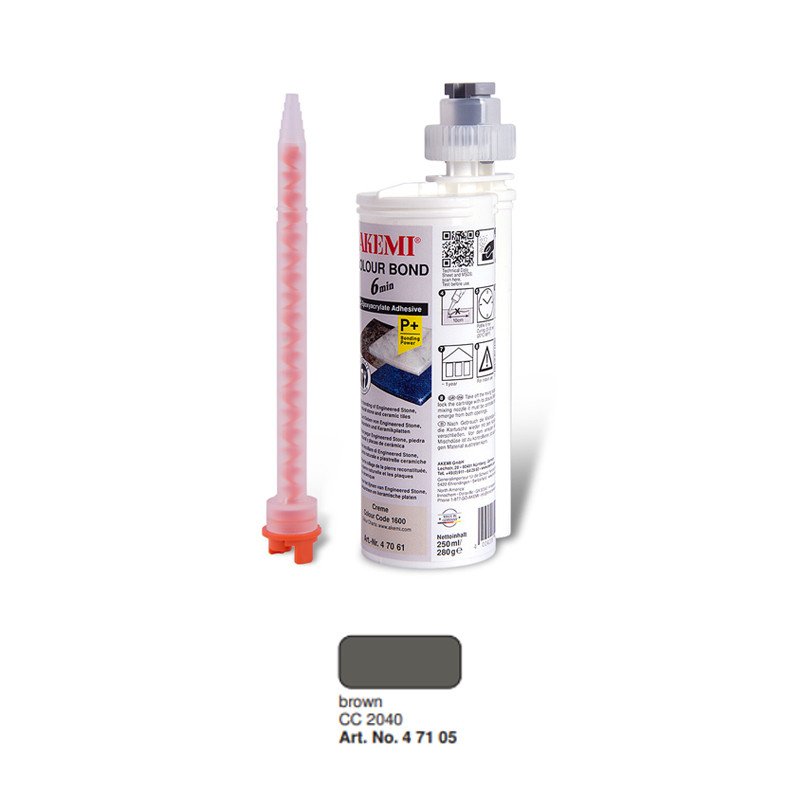 Epoksidiniai klijai Akemi Colour Bond P+, spalva 2040, 250 ml Epoksidiniai klijai Akemi Colour Bond P+, spalva 2040, 250 ml