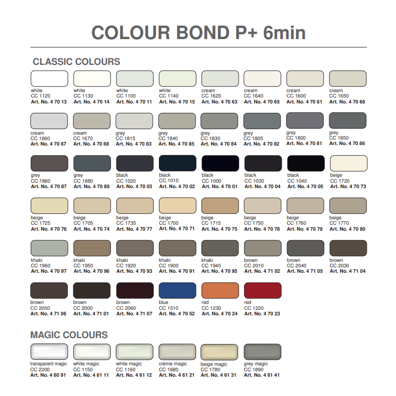 Epoksidiniai klijai Akemi Colour Bond P+, spalva 2040, 250 ml Epoksidiniai klijai Akemi Colour Bond P+, spalva 2040, 250 ml