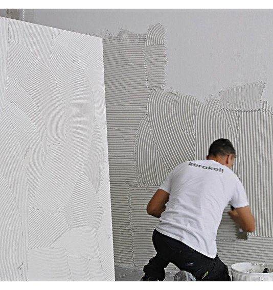 Kerakoll H40 Icon (pilki), 20 kg, mineraliniai elastingi klijai C2TE