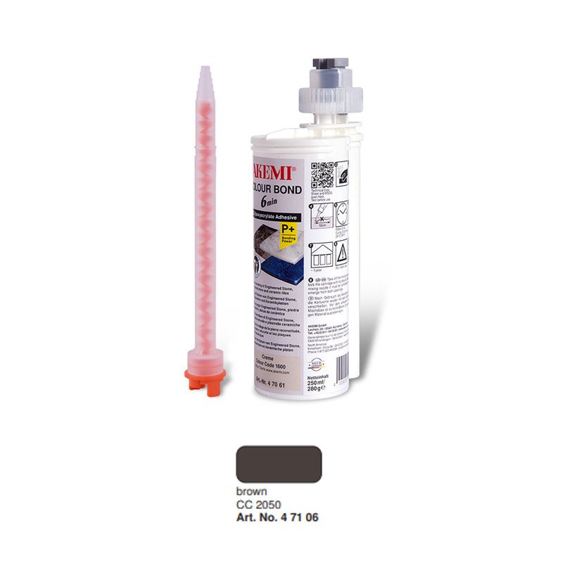 Epoksidiniai klijai Akemi Colour Bond P+, spalva 2050, 250 ml Epoksidiniai klijai Akemi Colour Bond P+, spalva 2050, 250 ml