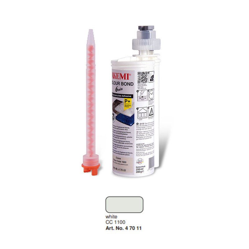 Epoksidiniai klijai Akemi Colour Bond P+, spalva 1100, 250 ml Epoksidiniai klijai Akemi Colour Bond P+, spalva 1100, 250 ml