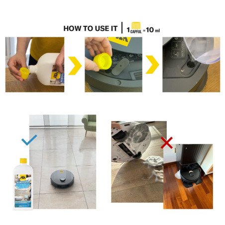 FILA ROBOSHINE 1 l, valiklis robotams siurbliams/šluotoms