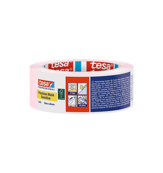 Dažymo juosta tesa® Precision Mask Sensitive, 38 mm