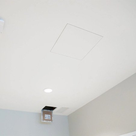 Revizinės aliuminės durelės (dažomos), 150x150x12,5 mm