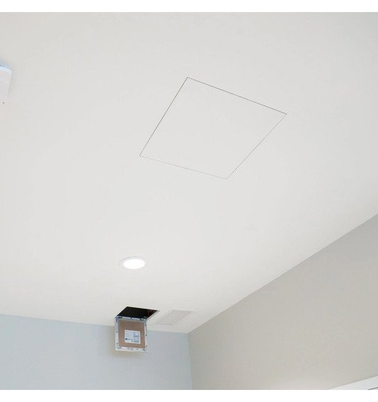 Revizinės aliuminės durelės (dažomos), 400x400x12,5 mm