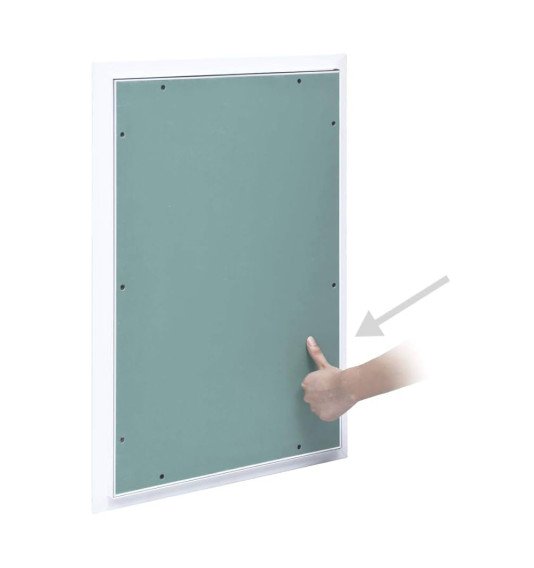 Revizinės aliuminės durelės (dažomos), 1200x800x12,5 mm