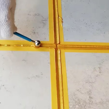 Plytelių siūlių formavimo antgaliai, apvalūs, 4 vnt.