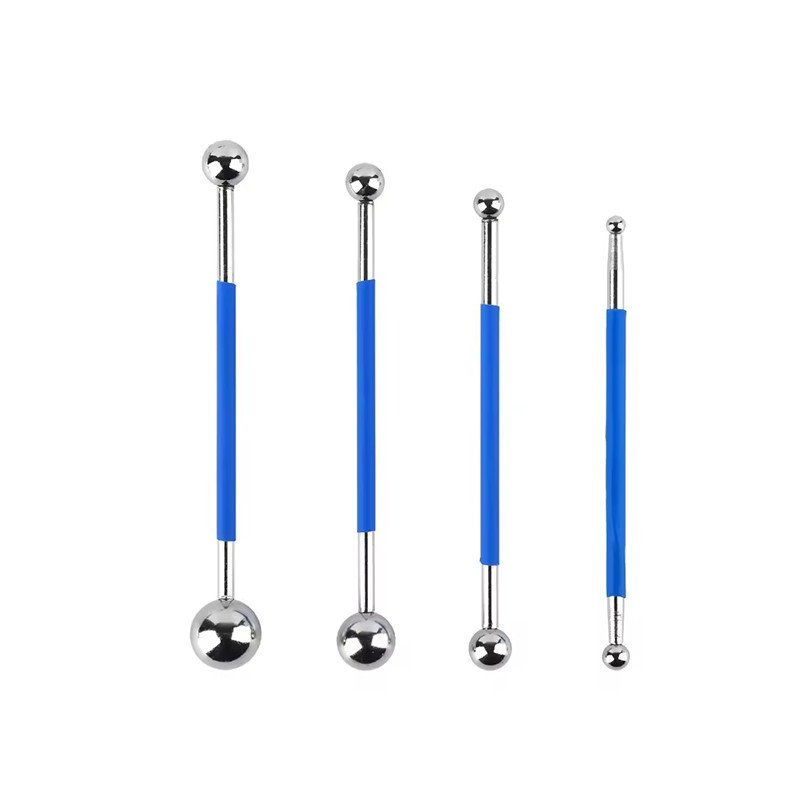 Plytelių siūlių formavimo antgaliai, apvalūs, 4 vnt.