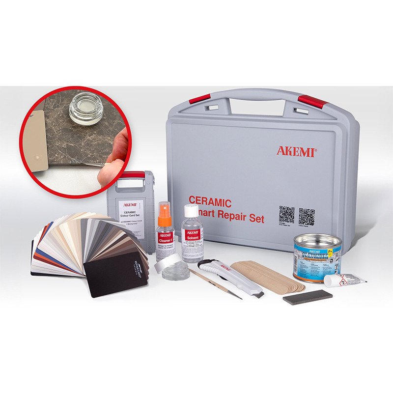 AKEMI Ceramic Smart Repair - plytelių remonto rinkinys AKEMI Ceramic Smart Repair - plytelių remonto rinkinys