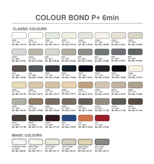 Epoksidiniai klijai Akemi Colour Bond P+, spalva 1030, 250 ml