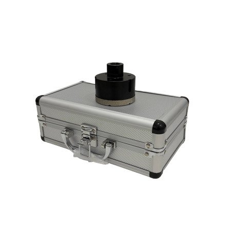 Gręžimo antgalių (M14) komplektas Ø6, 22, 32, 35, 50, 55, 68 mm + 7 vietų metalinė dėžutė