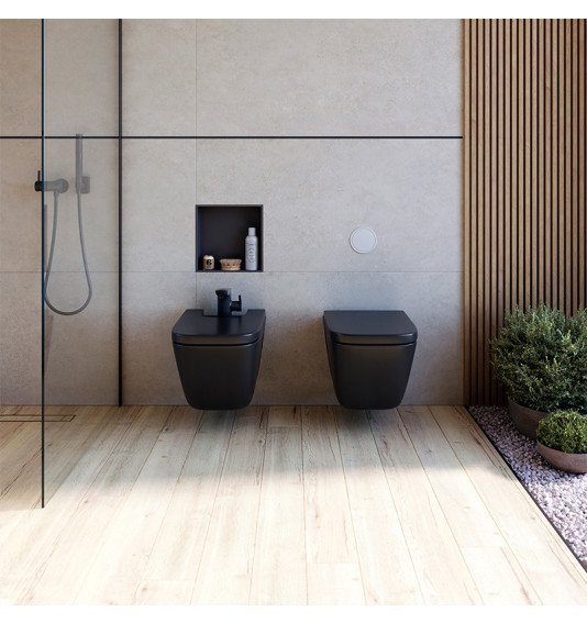 Įmontuojama niša Euroniche HC, Juoda, 1 vnt.