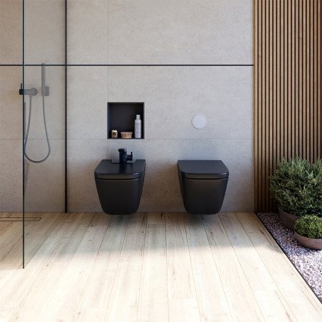 Įmontuojama niša Euroniche HC, Juoda, 1 vnt.