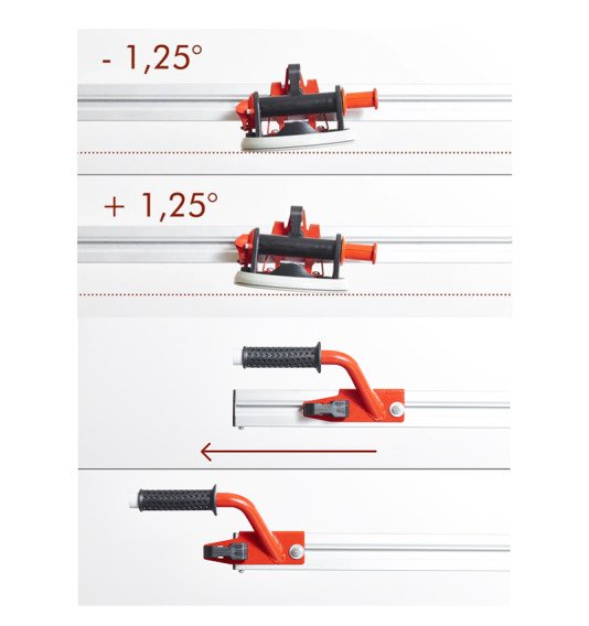 Pritraukimo sistema EASY-MOVE MK4, vakuuminiai pritraukėjai