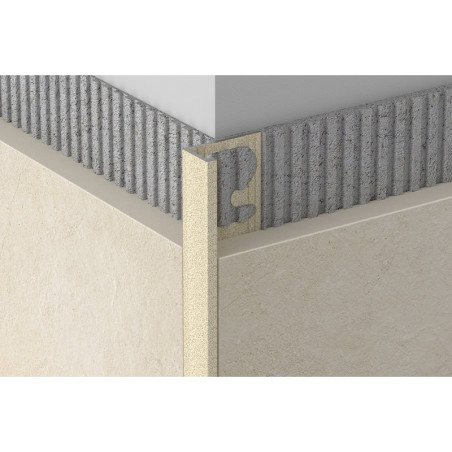 Profilis, aliuminis anoduotas, Stone Sand, h 10 mm, L 2,7 m