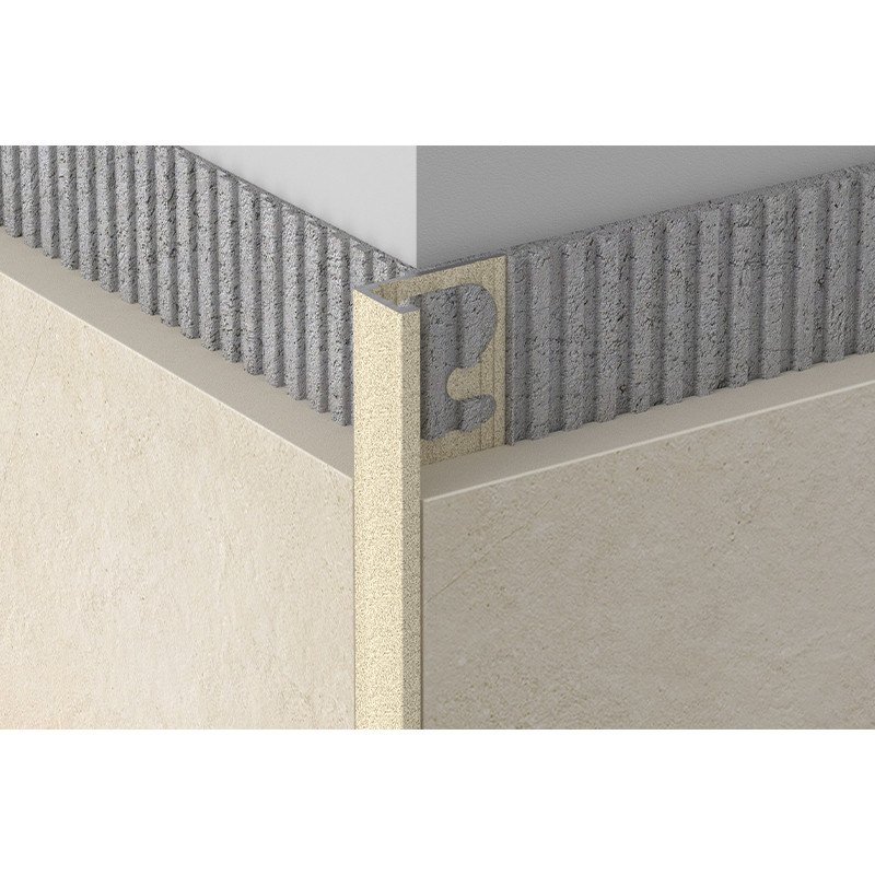 Profilis, aliuminis anoduotas, Stone Sand, h 12.5 mm, L 2,7 m