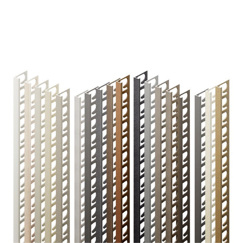 Profilis, aliuminis anoduotas, Stone Cristal, h 10 mm, L 2,7 m