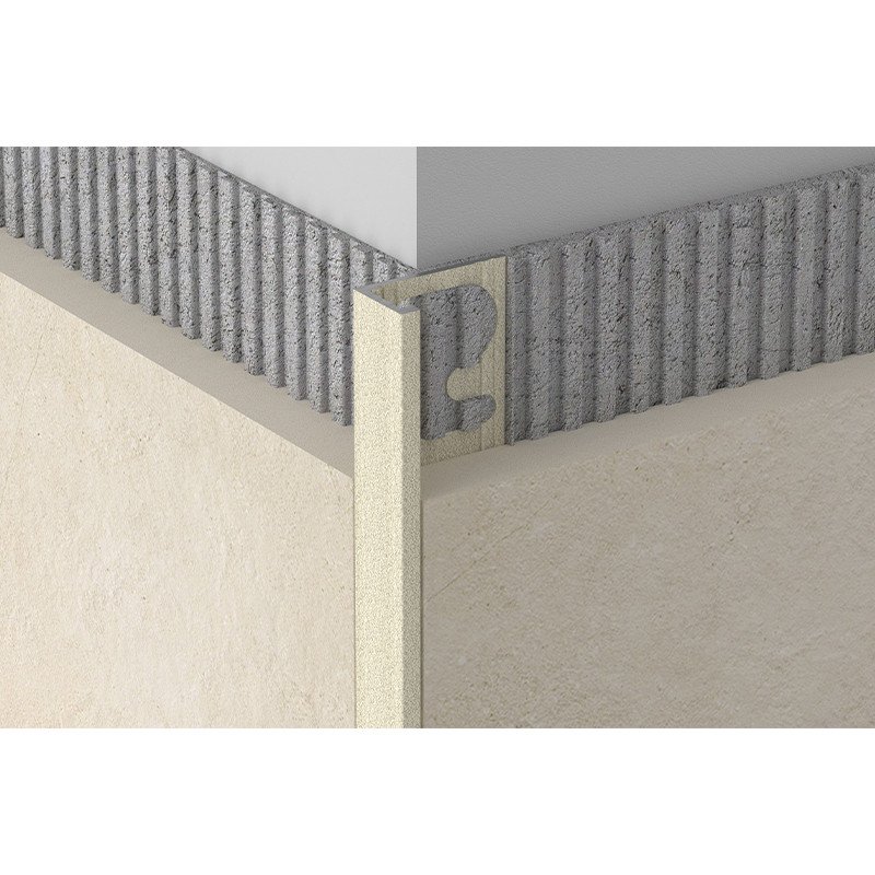 Profilis, aliuminis anoduotas, Stone Greyvory, h 10 mm, L 2,7 m