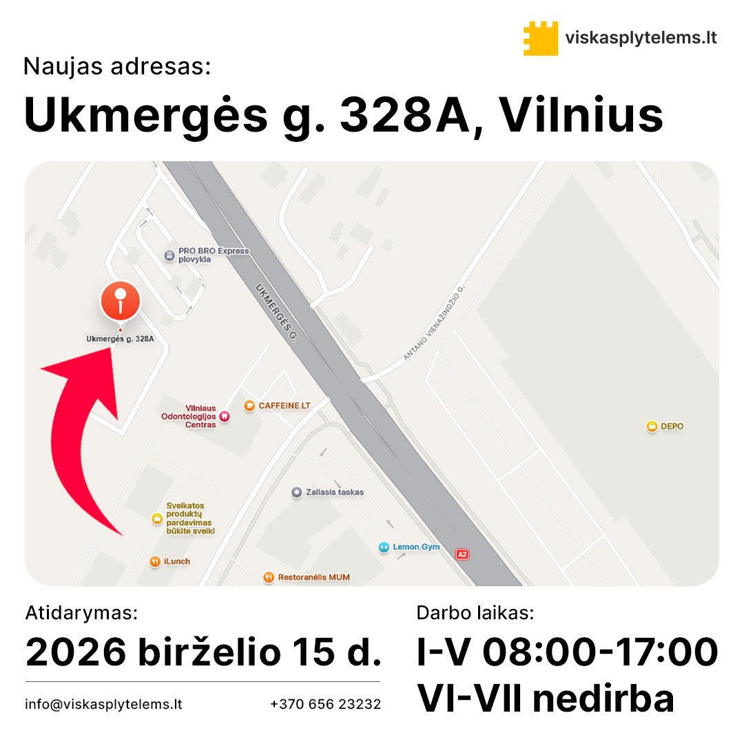 Atidarome naują parduotuvę Vilniuje!