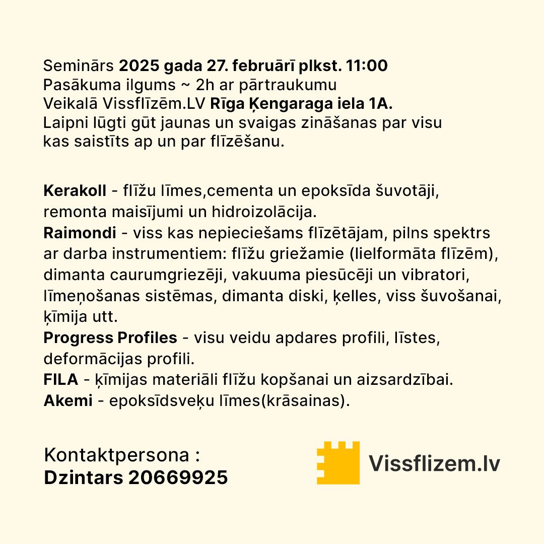 Seminārs 2025 gada 27. februārī plkst.  11:00